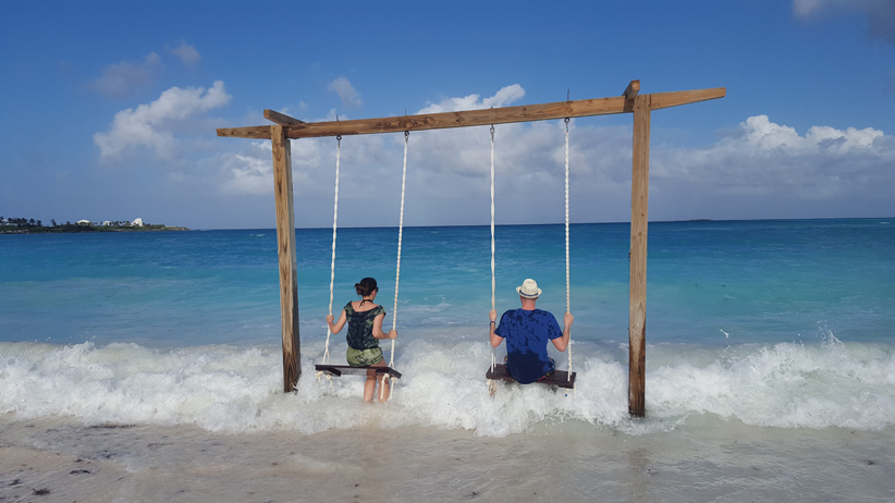 Bahamas - Balancoire sur la plage